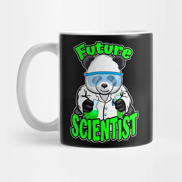 Future Scientist Cute Panda Bear STEM Science Geek by Grandeduc